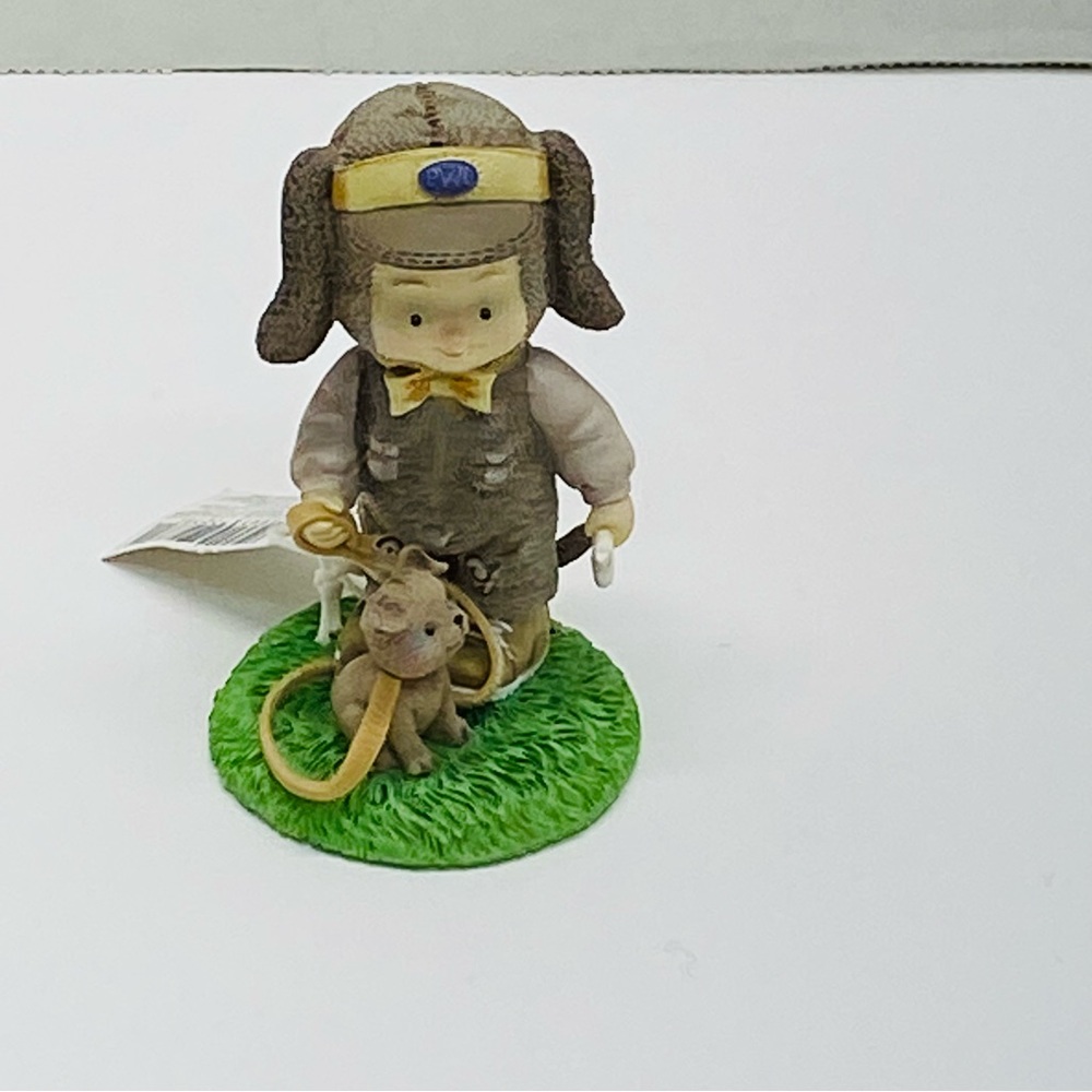 Russ Paddywhack Lane Joshua The Puppy Figurine Little Boy & His Dog Home Decor